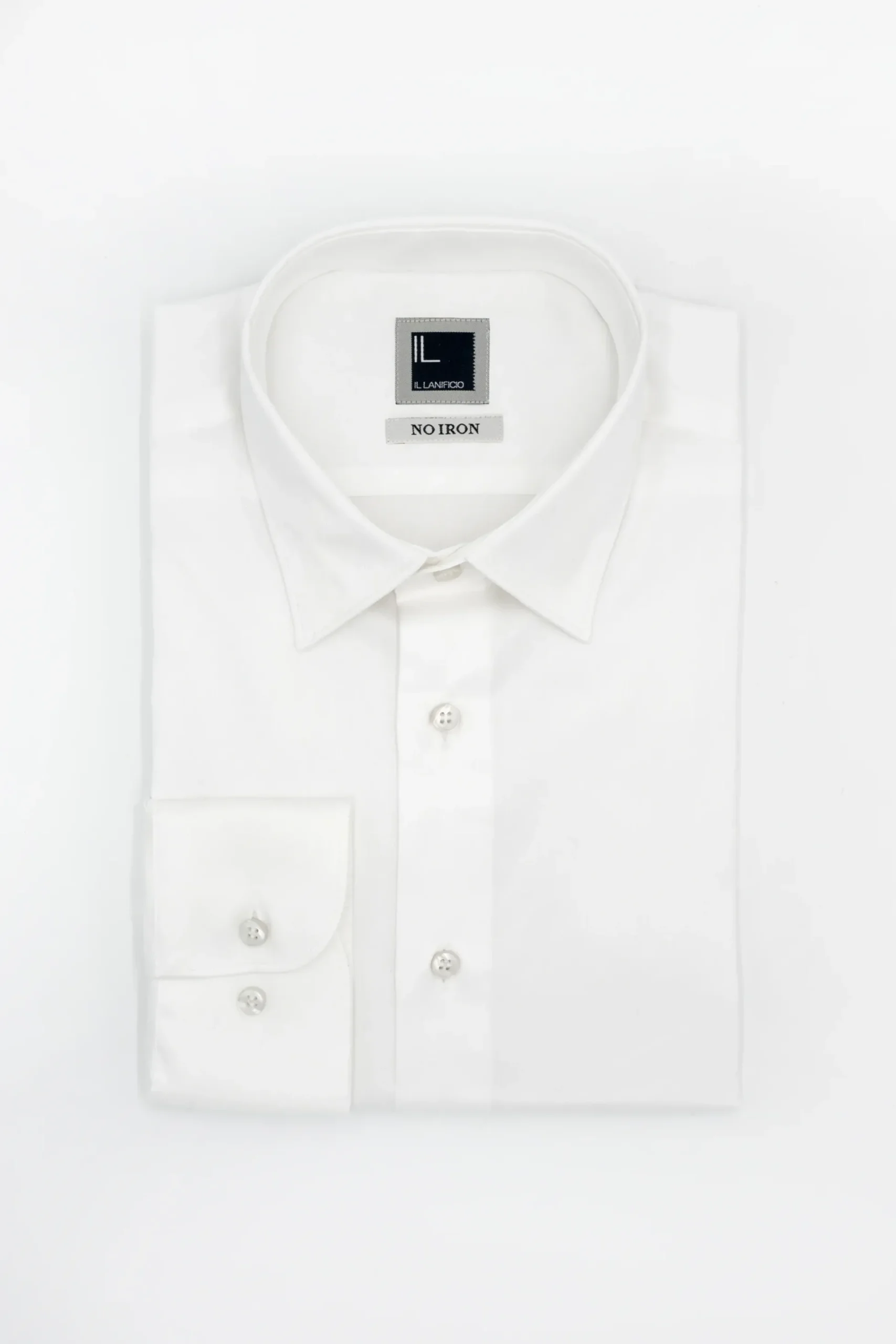 Camicia Twill No Iron Regular Fit - BIANCO