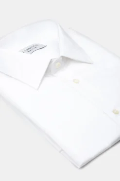 Camicia Twill Slim Collo Classico - BIANCO
