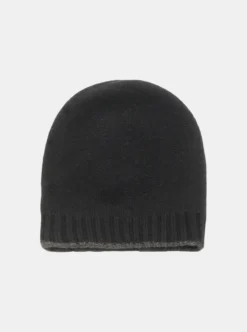 Cappello in cashmere - NERO/GRIGIO