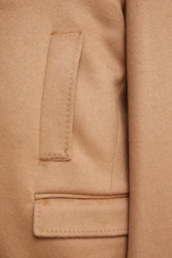 Cappotto Corto in Lana e Cashmere - CAMMELLO