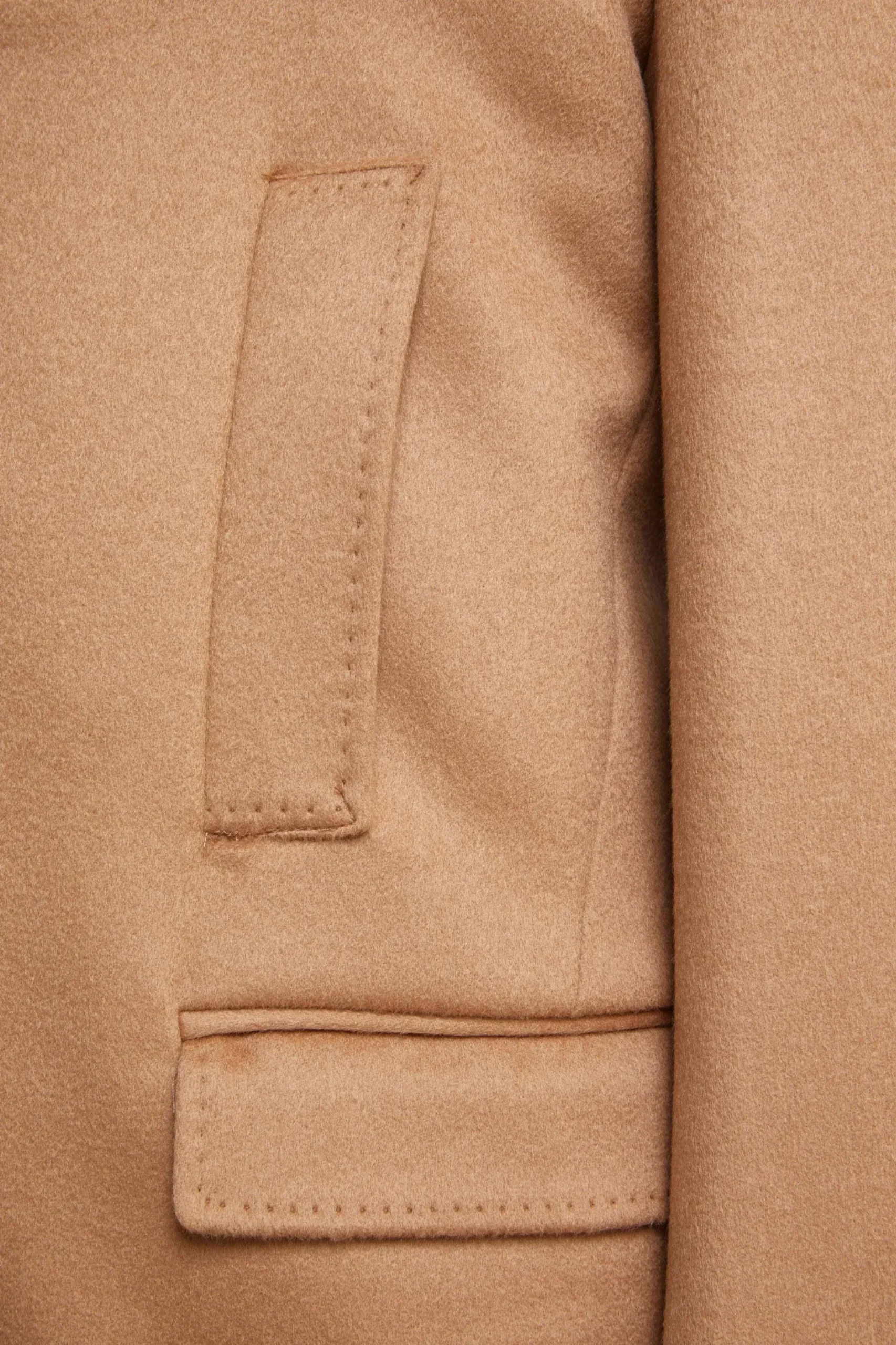Cappotto Corto in Lana e Cashmere - CAMMELLO