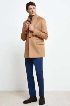 Cappotto Corto in Lana e Cashmere - CAMMELLO