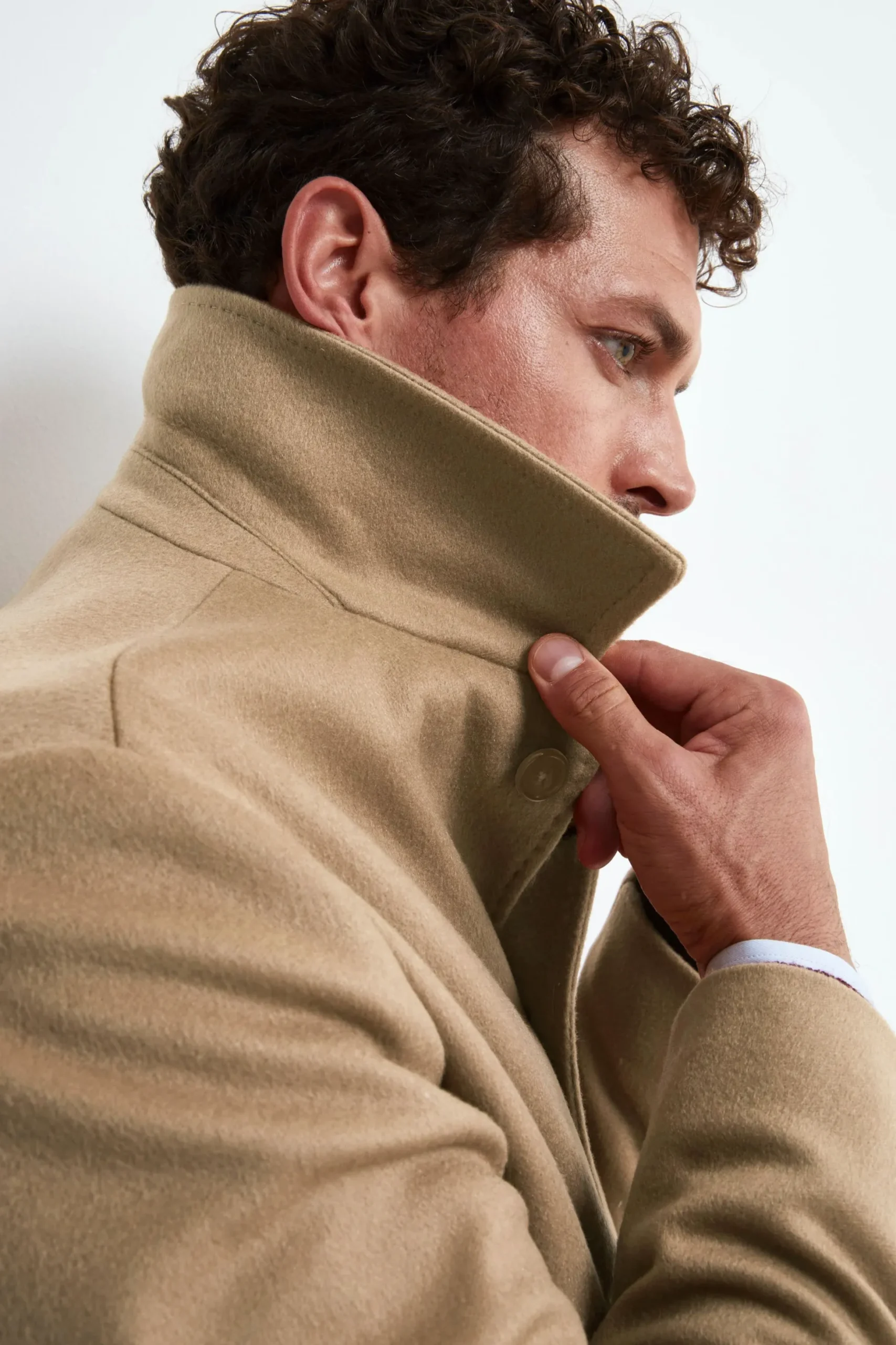 Cappotto Foderato in Cashmere - CAMMELLO