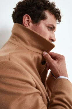 Cappotto Foderato Lana e Cashmere - CAMMELLO