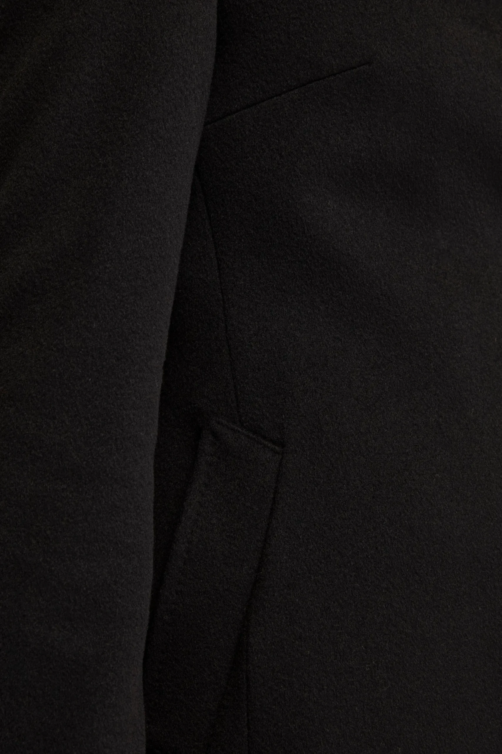 Cappotto in cashmere da donna - NERO