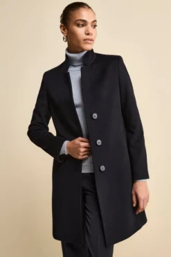 Cappotto in cashmere da donna - BLU