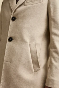 Cappotto in lana e cashmere - BEIGE