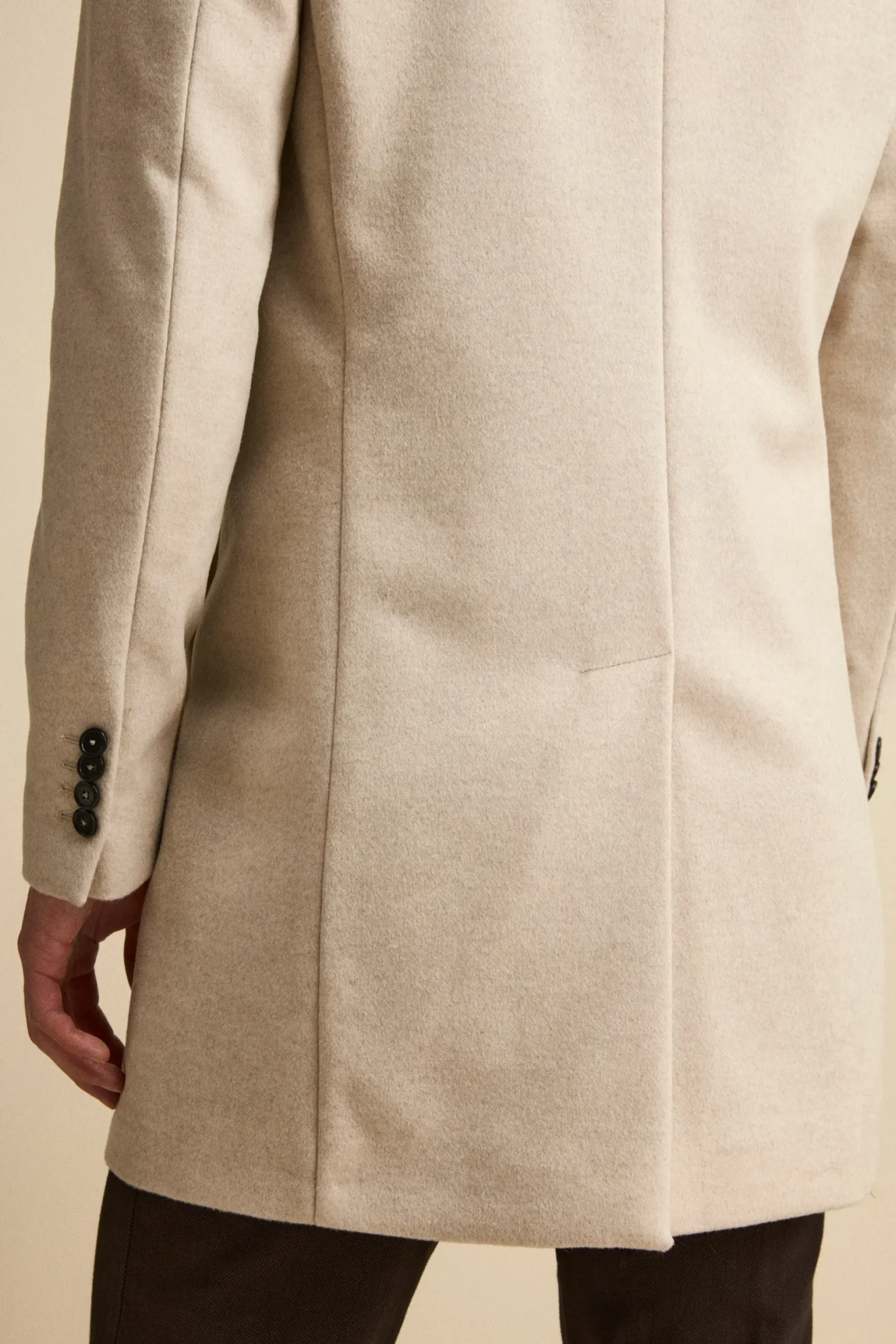 Cappotto in lana e cashmere - BEIGE