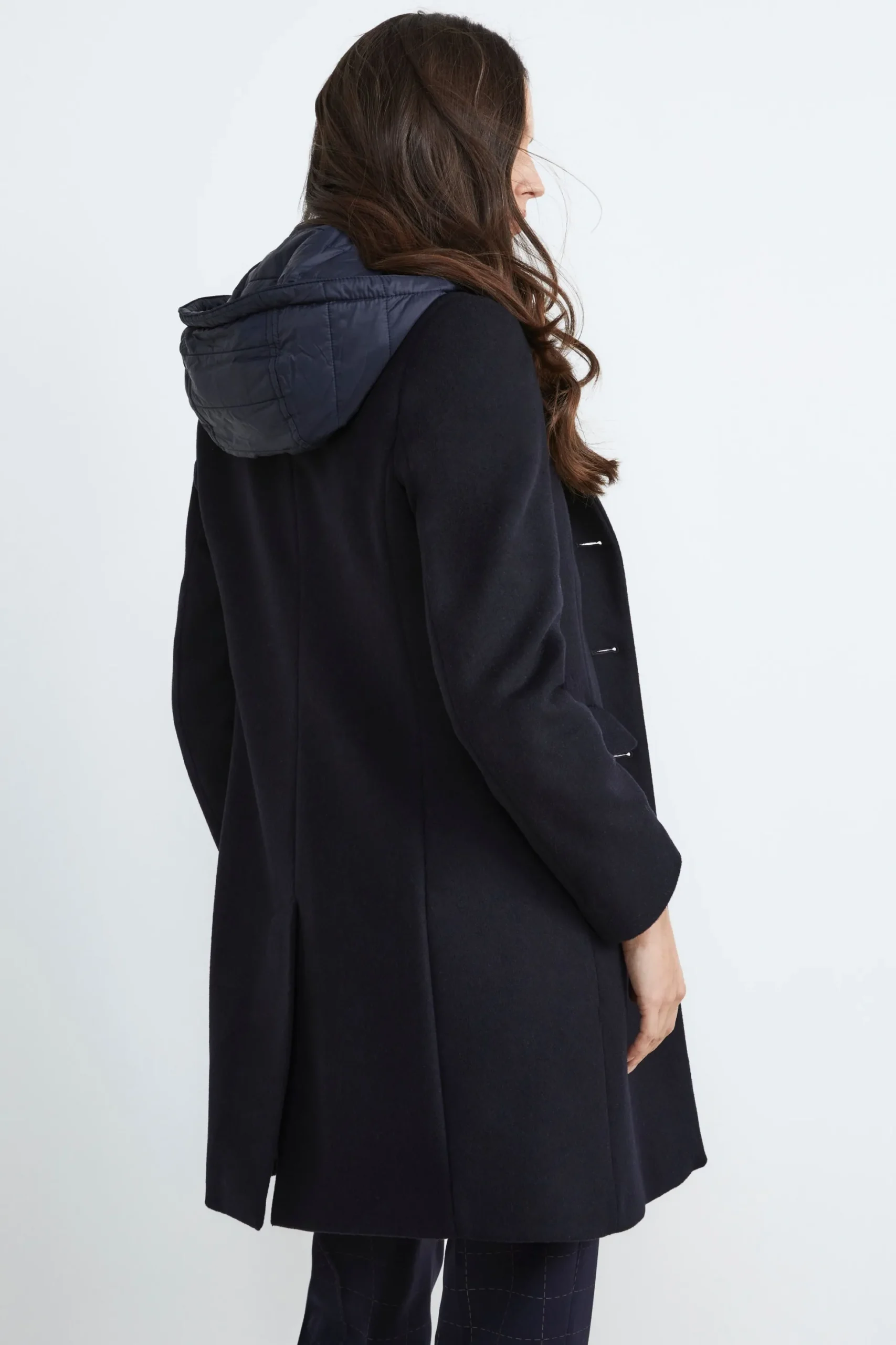 Cappotto in lana e cashmere - BLU
