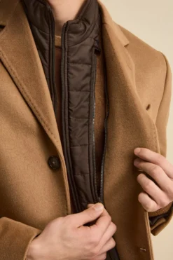 Cappotto in lana e cashmere - CAMMELLO
