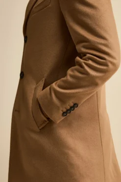 Cappotto in lana e cashmere - CAMMELLO