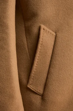 Cappotto in lana e cashmere - CAMMELLO