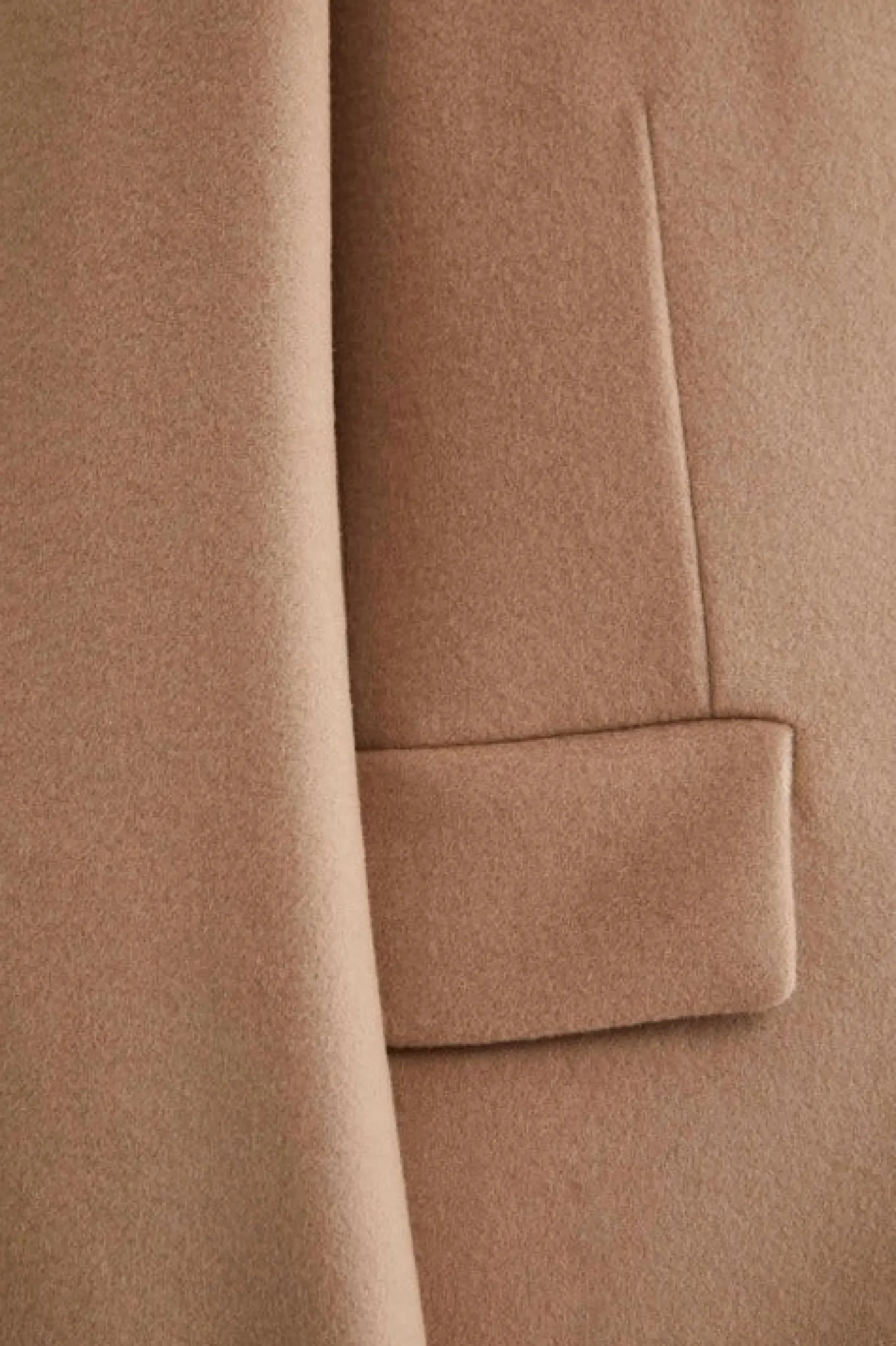 Cappotto in lana e cashmere - CAMMELLO