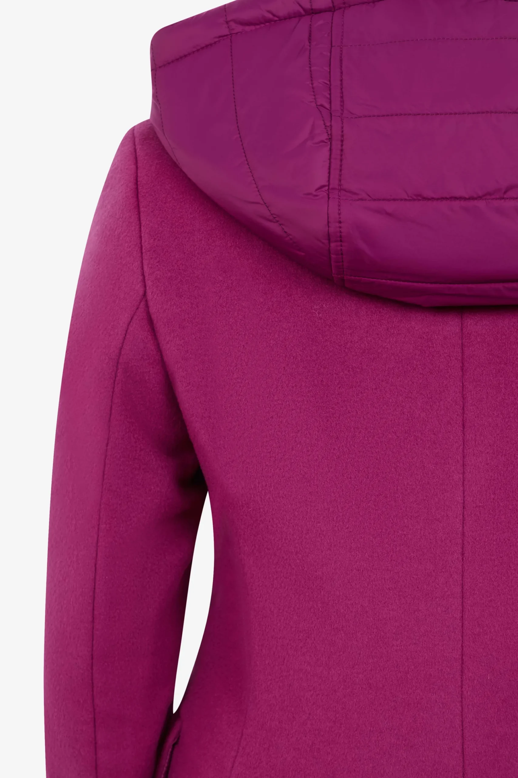 Cappotto in lana e cashmere - CICLAMINO
