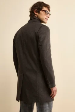 Cappotto in lana e cashmere - MARRONE