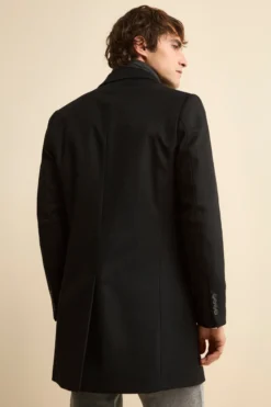 Cappotto in lana e cashmere - NERO