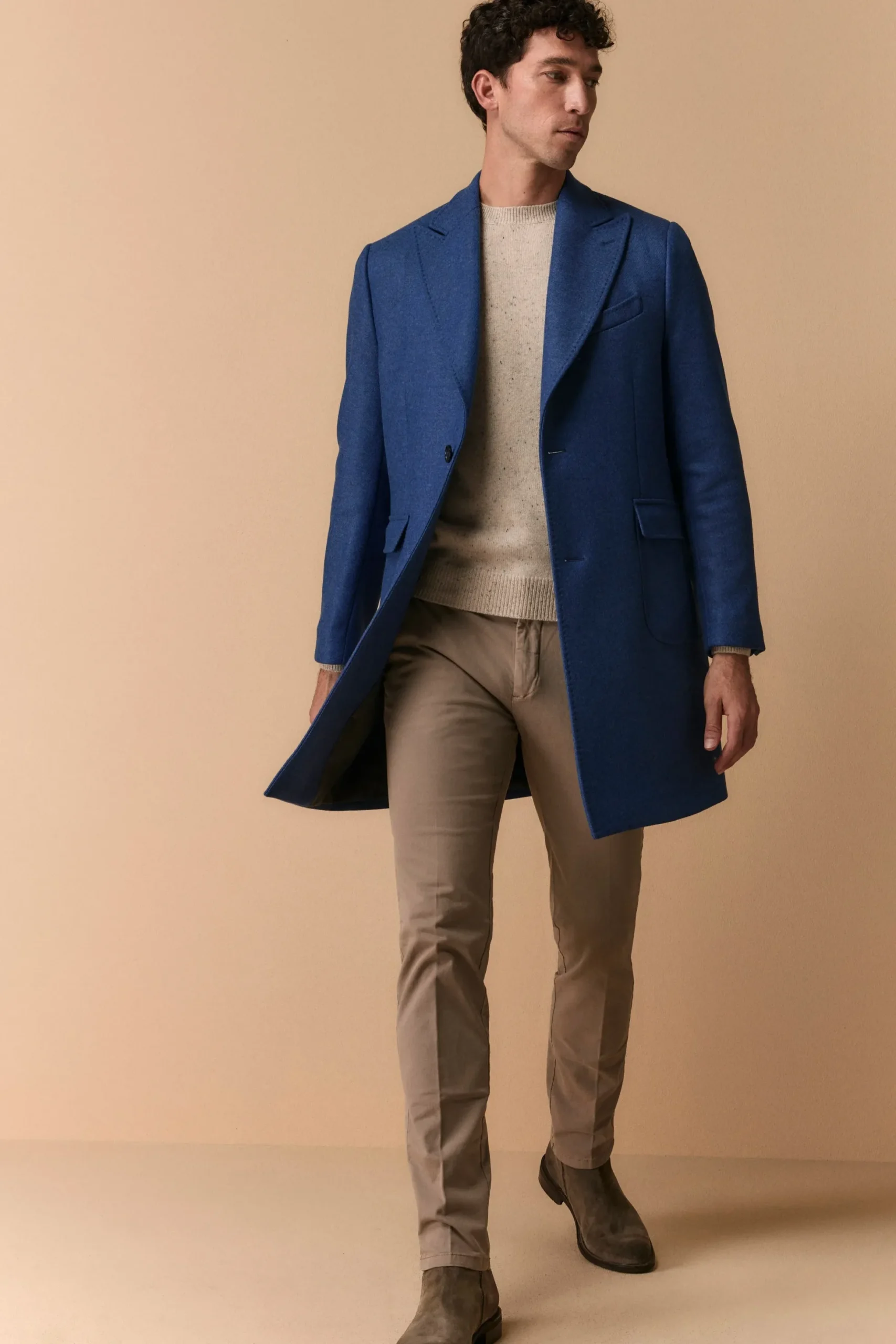 Cappotto Twill in Lana - JEANS