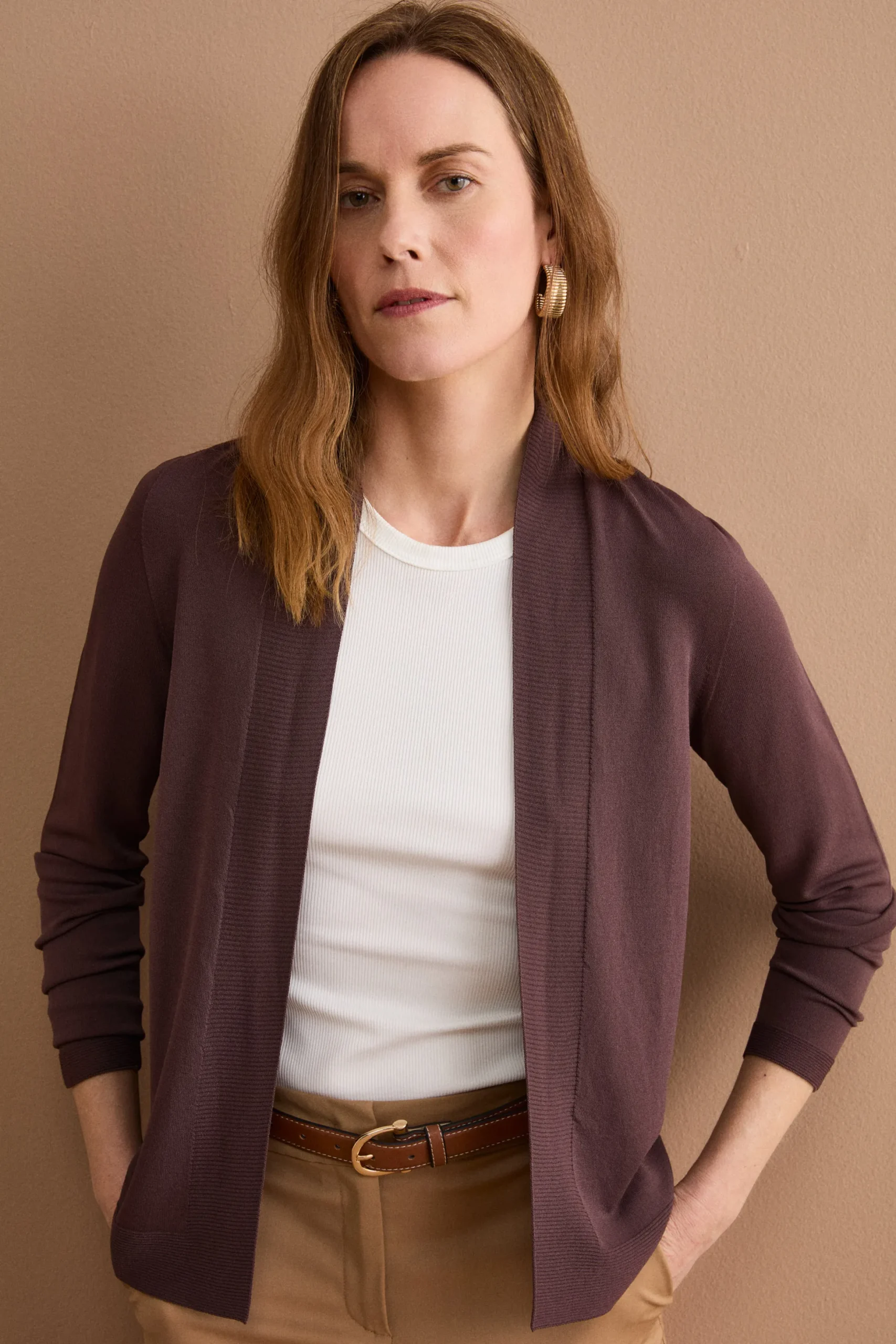 Cardigan aperto - TERRA