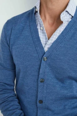 Cardigan in lana con bottoni - JEANS