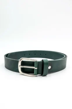 Cintura Basic in Pelle - VERDE