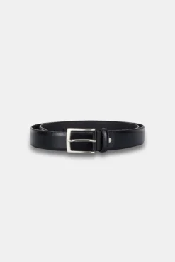 Cintura in pelle da uomo - NERO