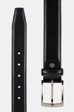 Cintura in pelle da uomo - NERO