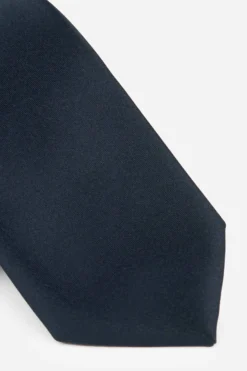Cravatta blu in raso - BLU