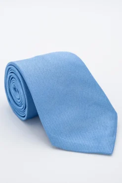 Cravatta Elegante in Seta - AZZURRO