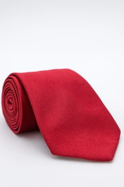 Cravatta Elegante in Seta - ROSSO