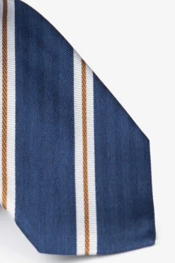 Cravatta fantasia uomo - BLU/BIANCO/ROSSO