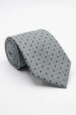 Cravatta Jacquard a fantasia Quadri - FANTASIA