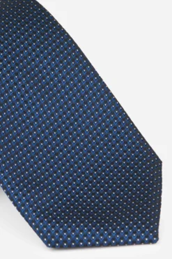 Cravatta pois - POIS fondo BLU