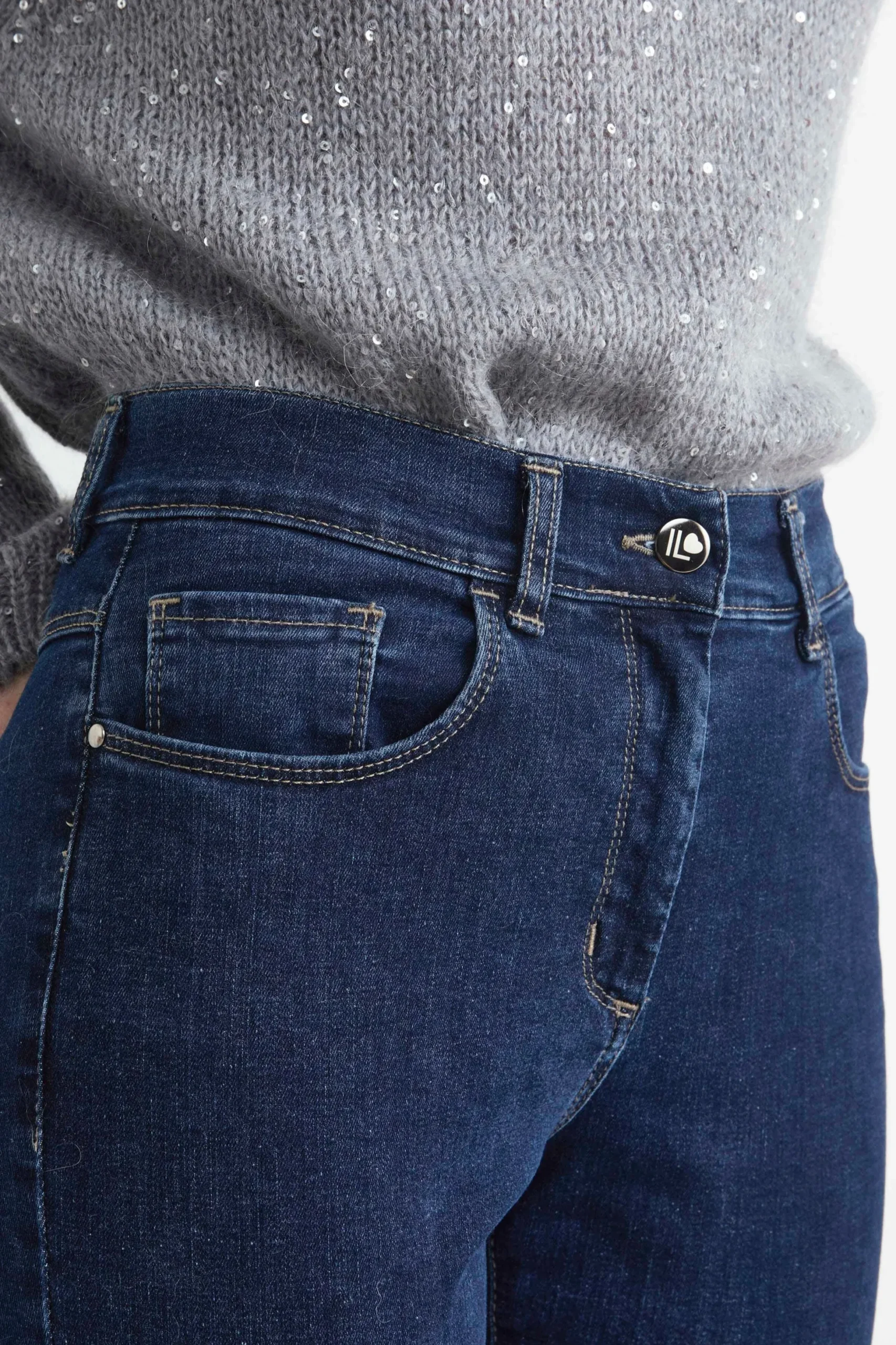 Denim Straight Cinque Tasche - JEANS
