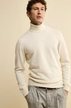 Dolcevita in cashmere e seta - LATTE