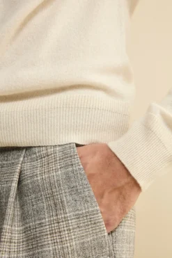 Dolcevita in cashmere e seta - LATTE