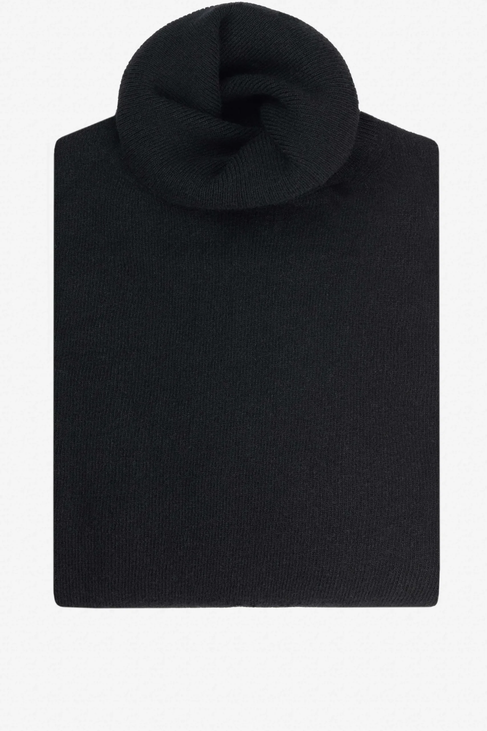 Dolcevita in lana e cashmere - NERO