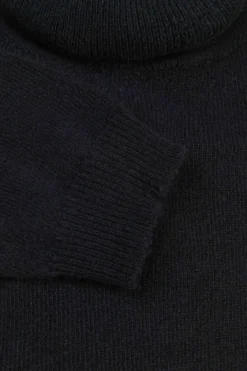 Dolcevita in lana e cashmere - NERO