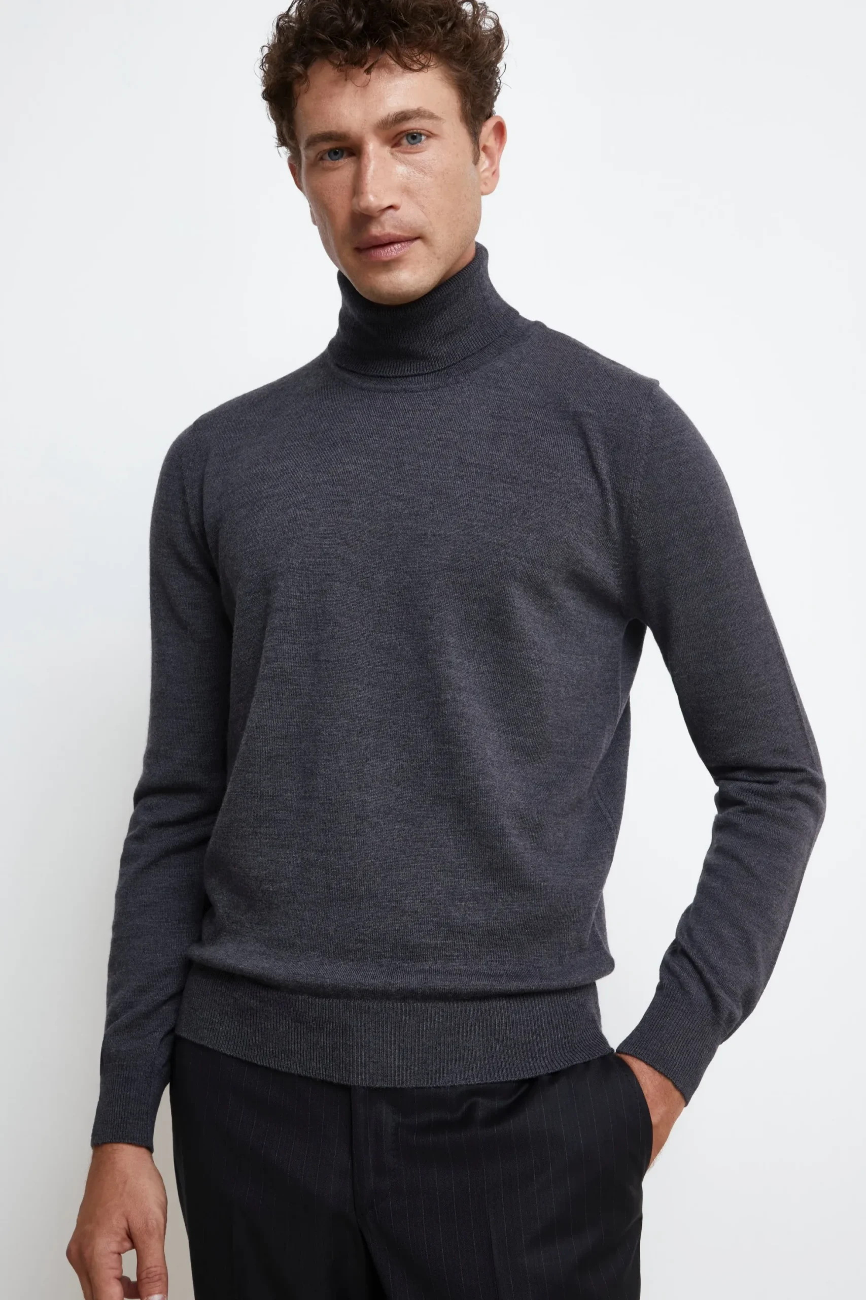 Dolcevita in Lana Merino - ANTRACITE