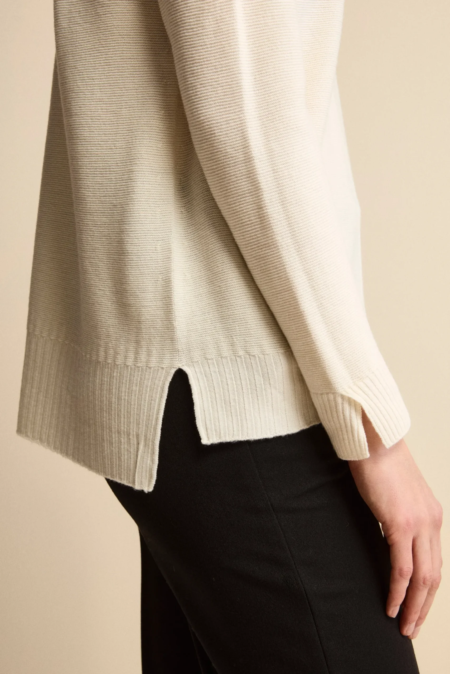 Dolcevita Links in Lana Merino - BIANCO