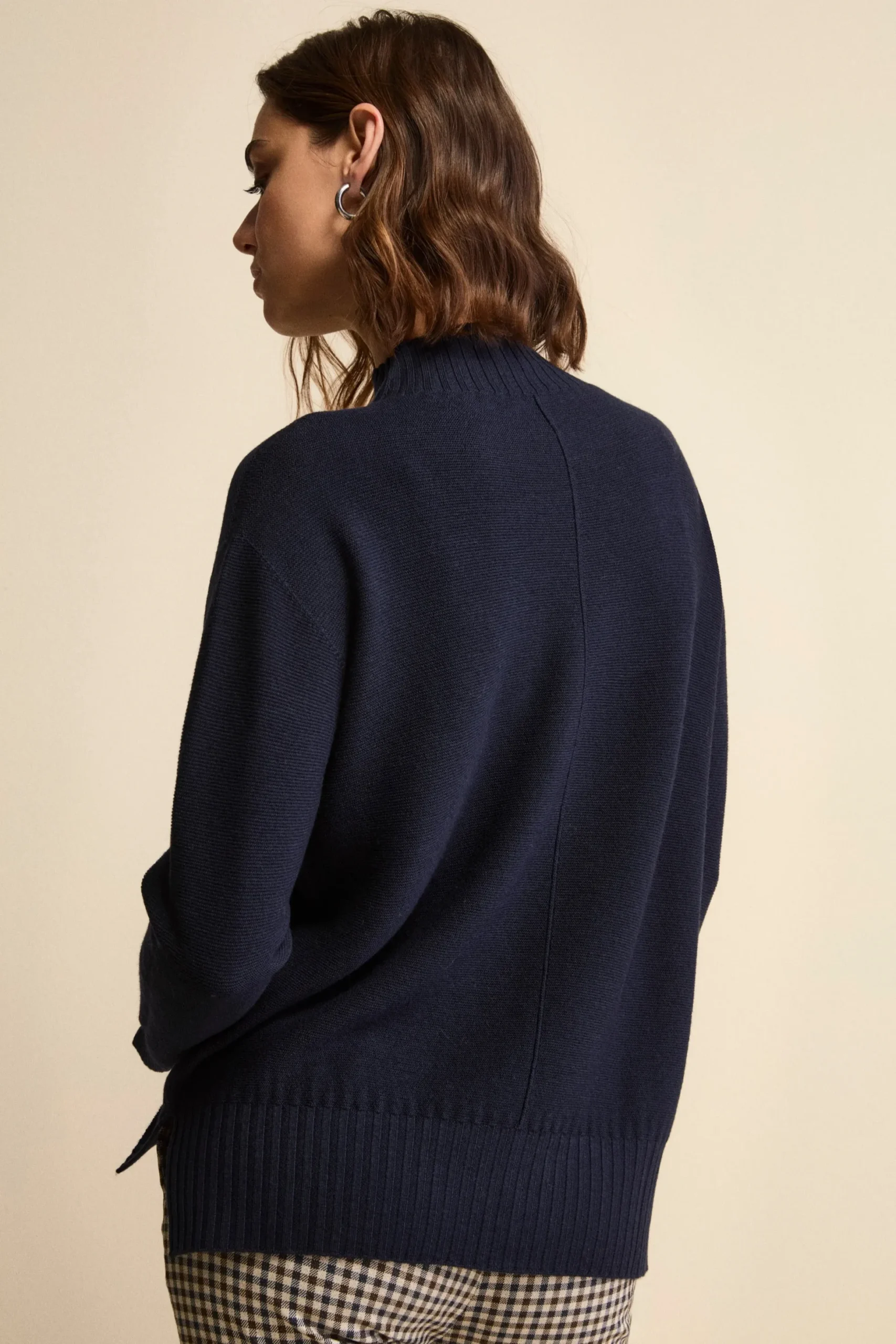 Dolcevita Links in Lana Merino - BLU