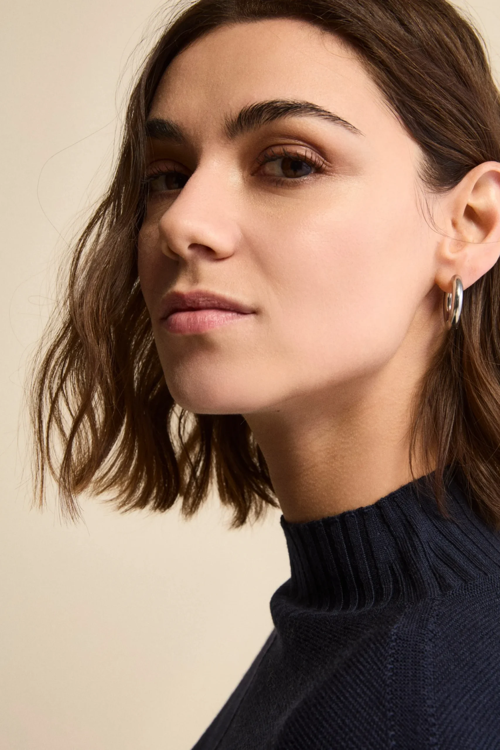 Dolcevita Links in Lana Merino - BLU
