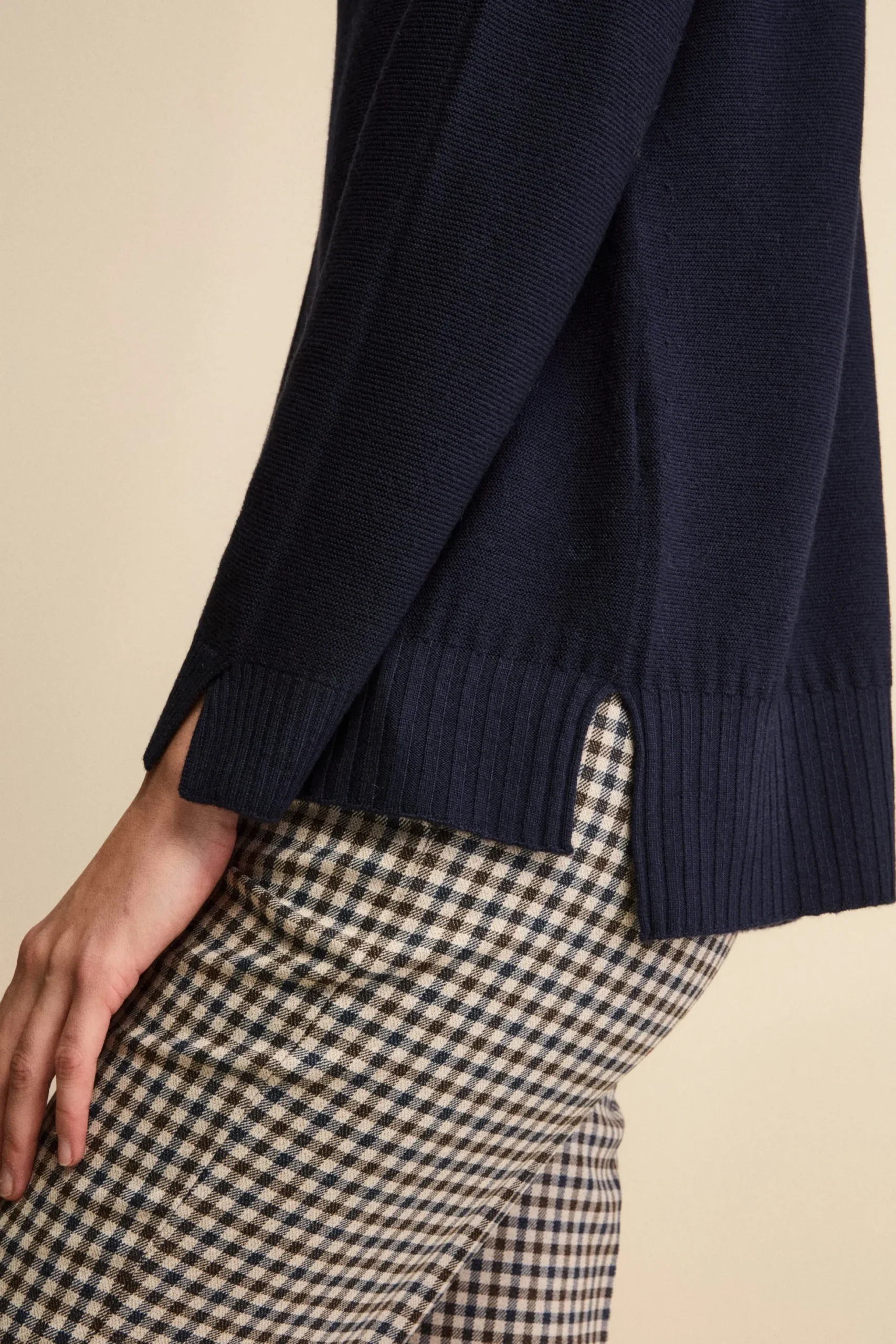 Dolcevita Links in Lana Merino - BLU