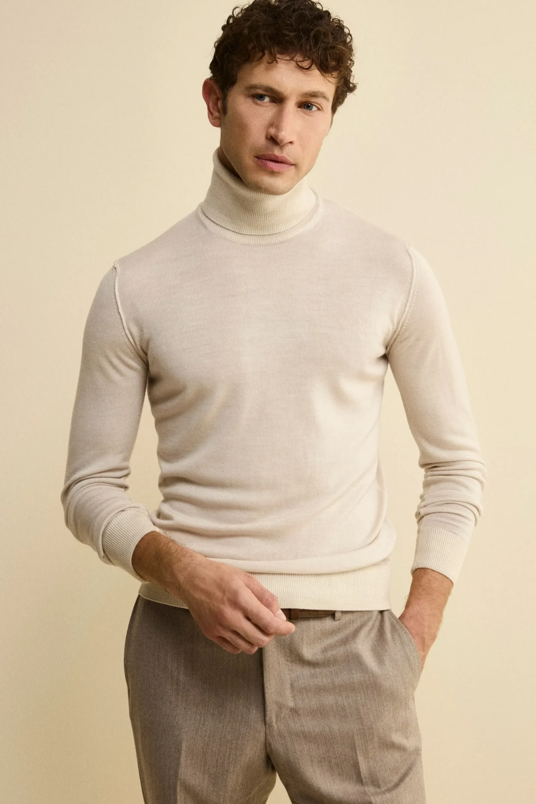 Dolcevita Uomo in Lana Merino - BURRO