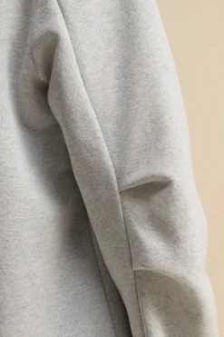 Felpa Lurex con Scollo a V - AZZURRO