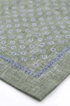 Foulard Causal in Cotone a Fantasia - FANT. VERDE