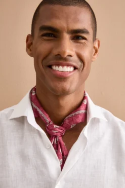 Foulard Causal in Cotone a Fantasia - FANT. BORDEAUX