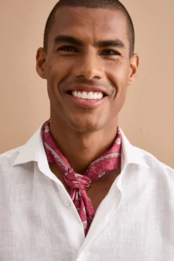 Foulard Causal in Cotone a Fantasia - FANT. BORDEAUX