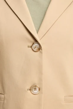 Giacca Basic in Bengalina - BEIGE
