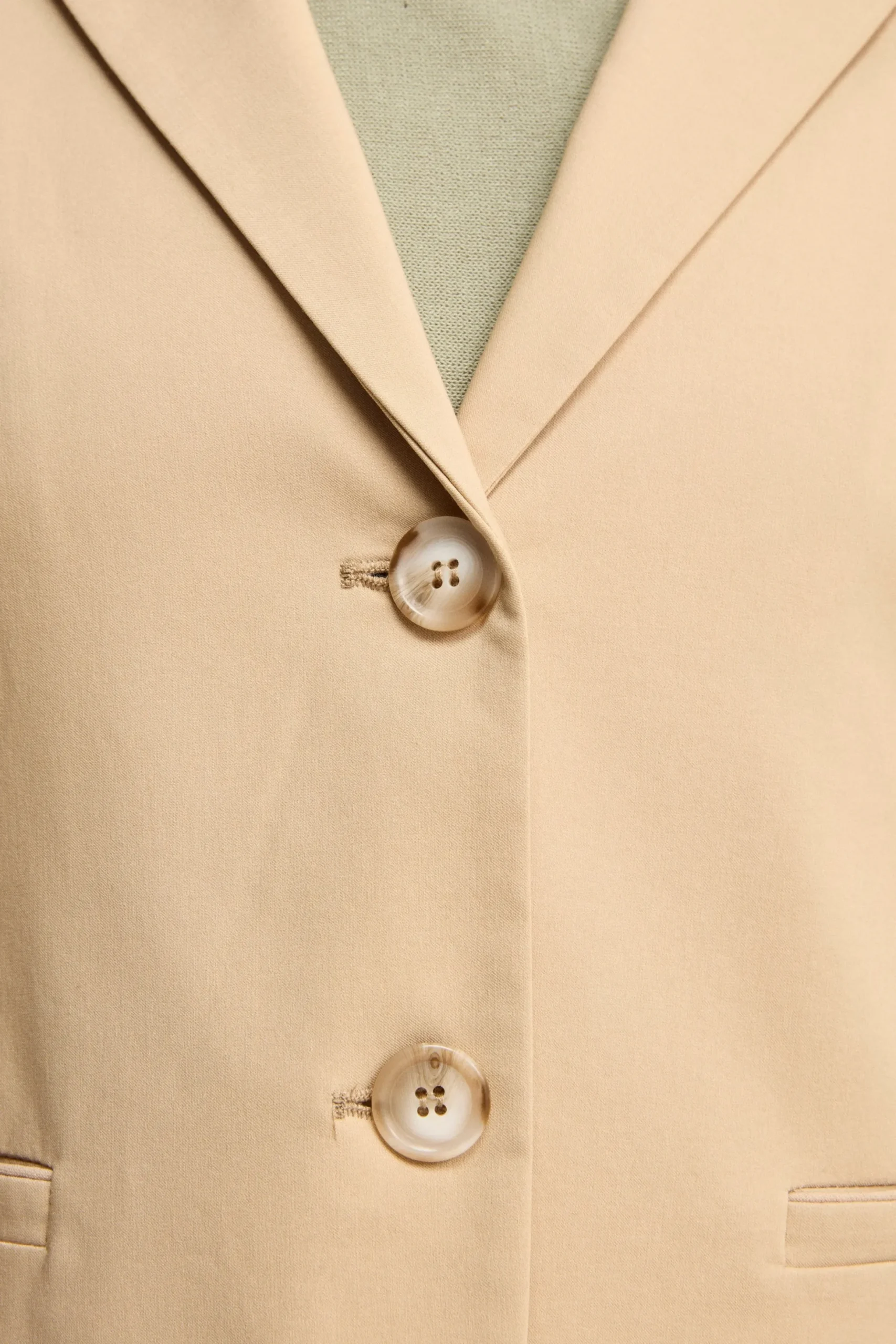 Giacca Basic in Bengalina - BEIGE