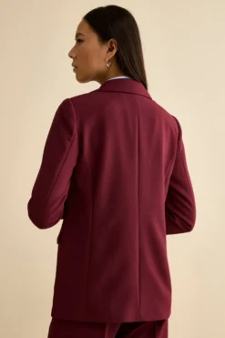 Giacca Bistretch Foderata Regular Fit - BORDEAUX